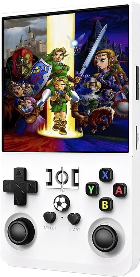 Console de Jogos Portátil Sjgam R36 Max Branco