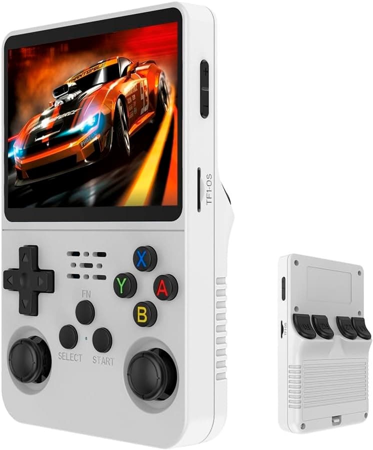 Console de Jogo Portátil Sjgam R36S Branco