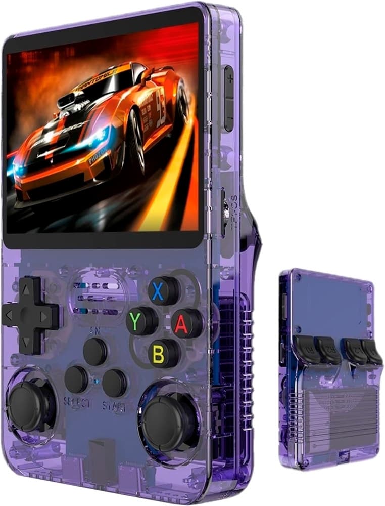 Console de Jogo Portátil R36S Lilás