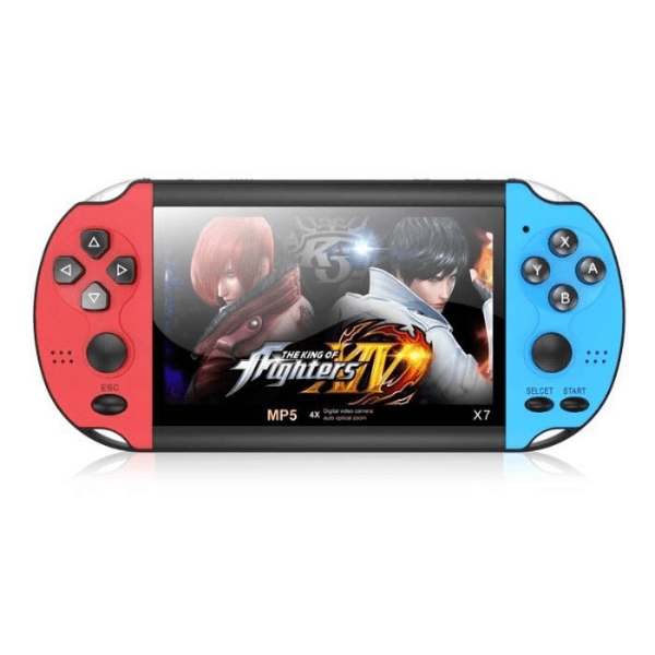 Console Portátil Eony A8290 MP3 16GB H.264 HD USB Sd Aux Tela 4.8" Vermelho/Azul