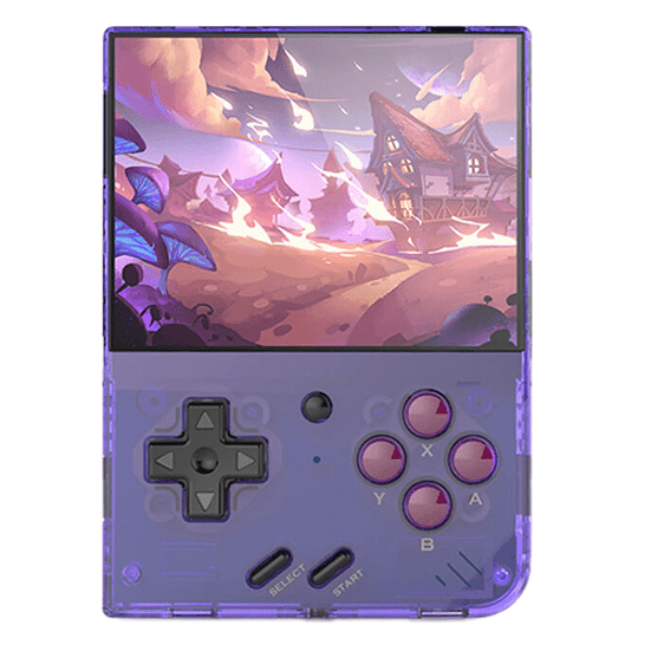 Console Portátil Gamer Player R33S DDR3L Tela 3.5" 1GB Roxo Transparente