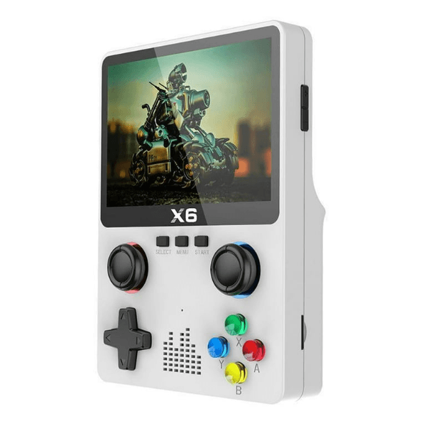Console Game X6 Tela 3.5" Tf Card 3D 32GB Branco