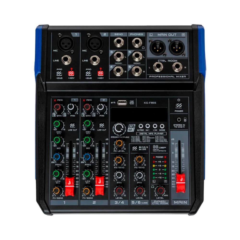 Console Mixer Karsect Kg-Fm06
