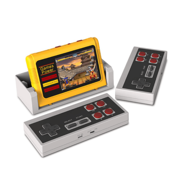 Consola Portátil Retro Mini Games Power K20 com Tela 3'', 2 Controles, WiFi 2.4G