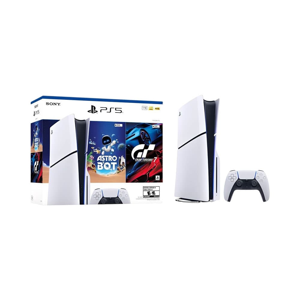 Console Sony Play 5 Cfi-2115A Disk 1TB 8K + Gran Turismo 7 + Astro Bot