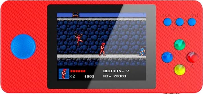 Console de Jogos K9 500 Jogos Em 1 Vermelho