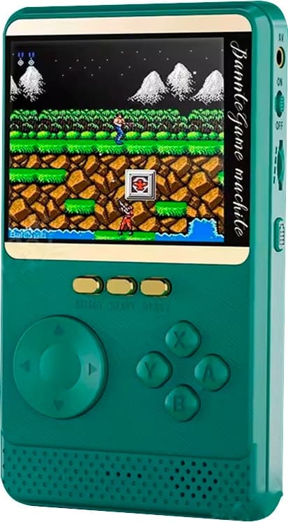 Console Game Box Q18 2 Em 1 Powerbank Sk-18 500 Jogos Em 1 - Verde