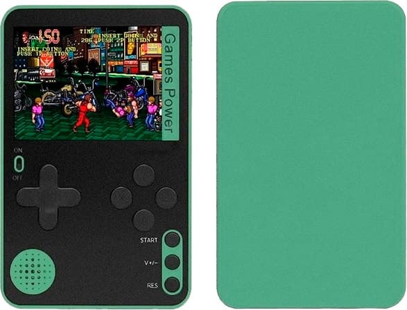 Console de Jogo Game Box Time Series K10 500 Jogos Em 1 - Verde/Preto