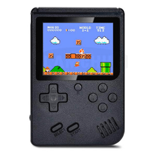 Console Portátil Tft Plus 8 Bit Classic Recarregável Preto