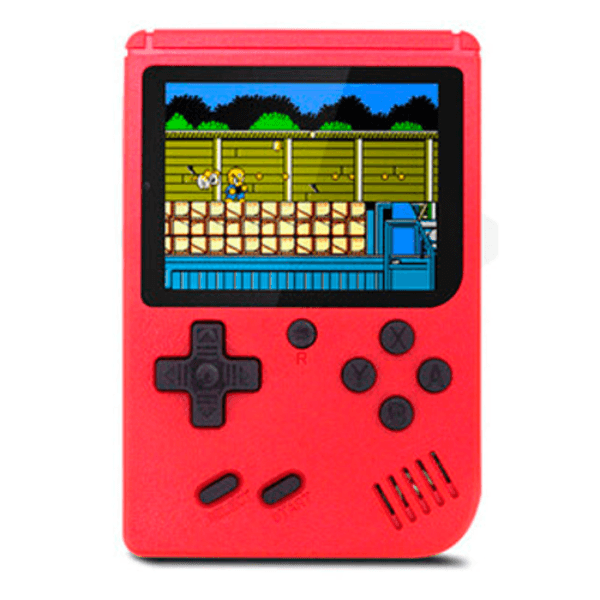 Console Portátil Geral Tft Plus 8 Bit Classic Recarregável Vermelho