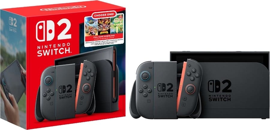 Console Nintendo Switch 2 256GB Cinza + Jogo Escolha Um