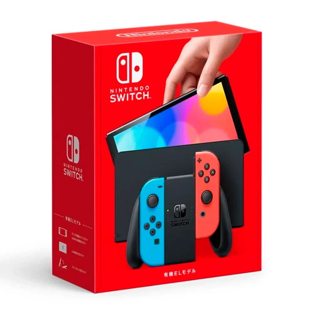 Console Nintendo Switch OLED Neon Vermelho/Azul - Japonês
