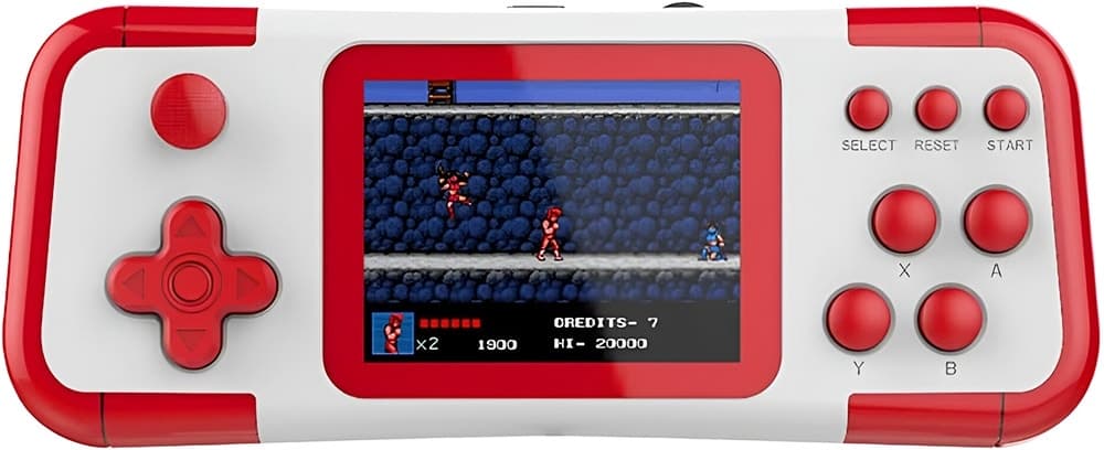 Console Portátil Rpc A12 666 Jogos Em 1 Vermelho/Branco