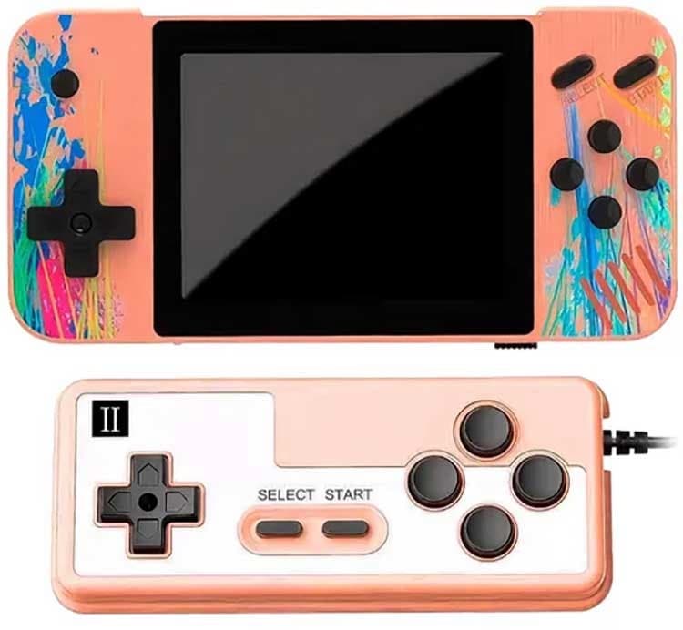 Console Portátil Game Box Power G3 800 Em 1 - Rosa
