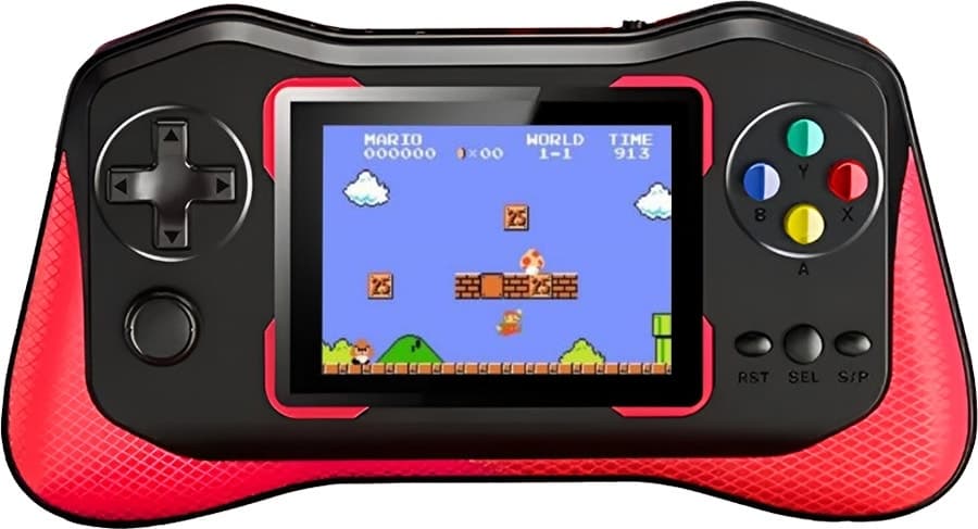 Console Portátil Stick Game Q12 500 Jogos Em 1 Vermelho