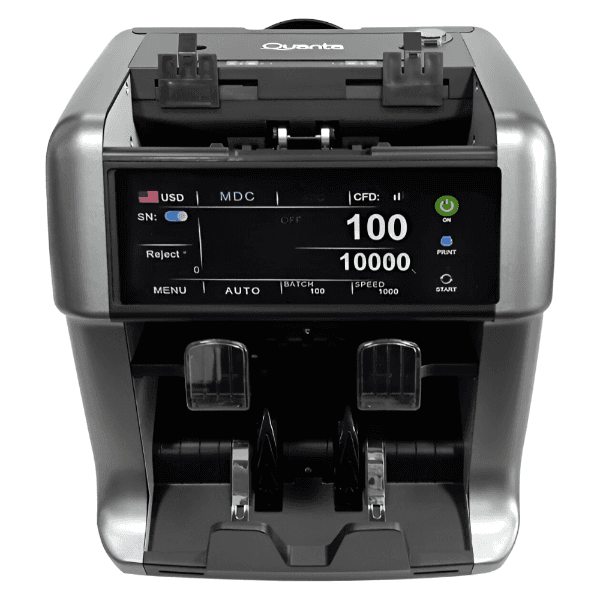 Contador de Cédulas Quanta Qtcdd30 Bivolt Preto