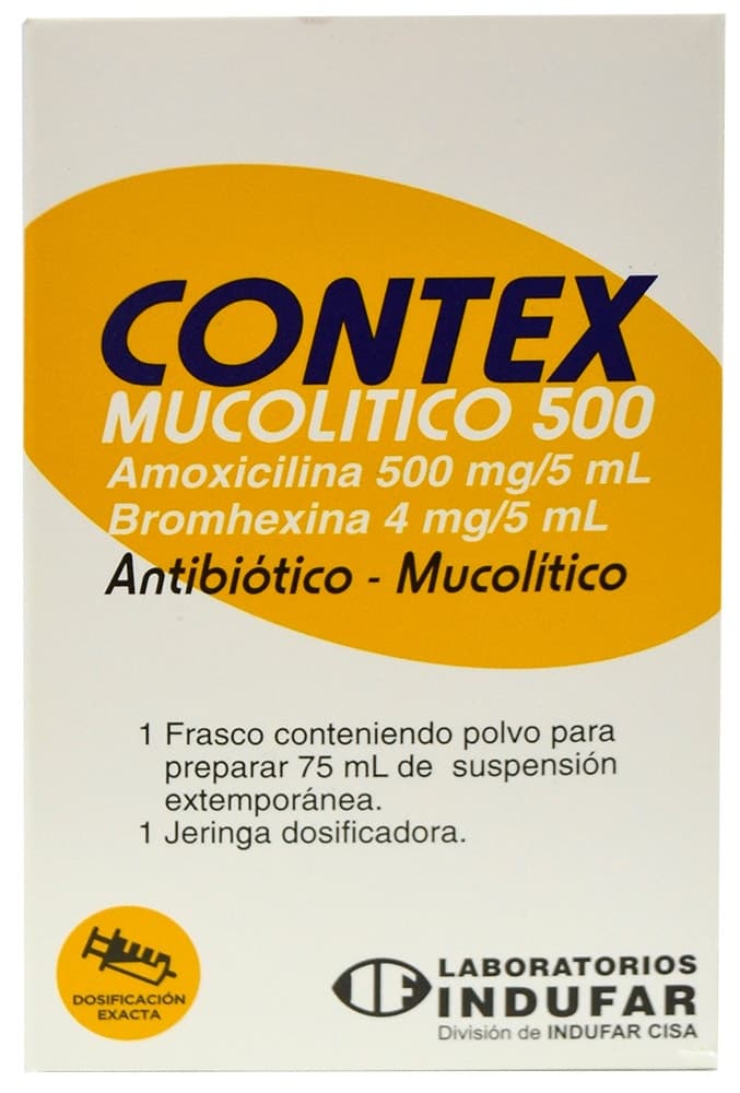 Medicamento Amoxicilina Mucolitico - 75mL