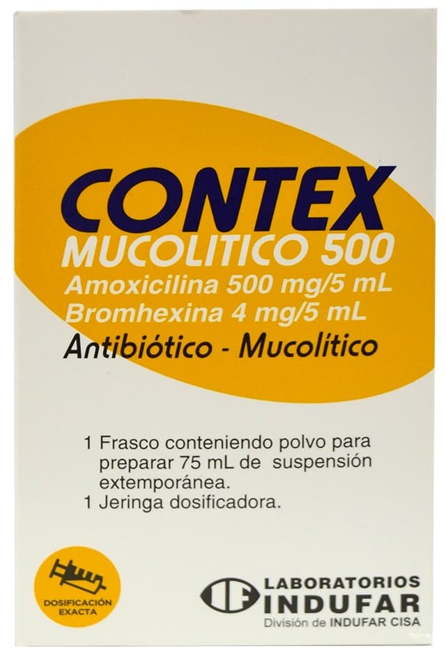 Medicamento Amoxicilina Mucolitico - 75mL