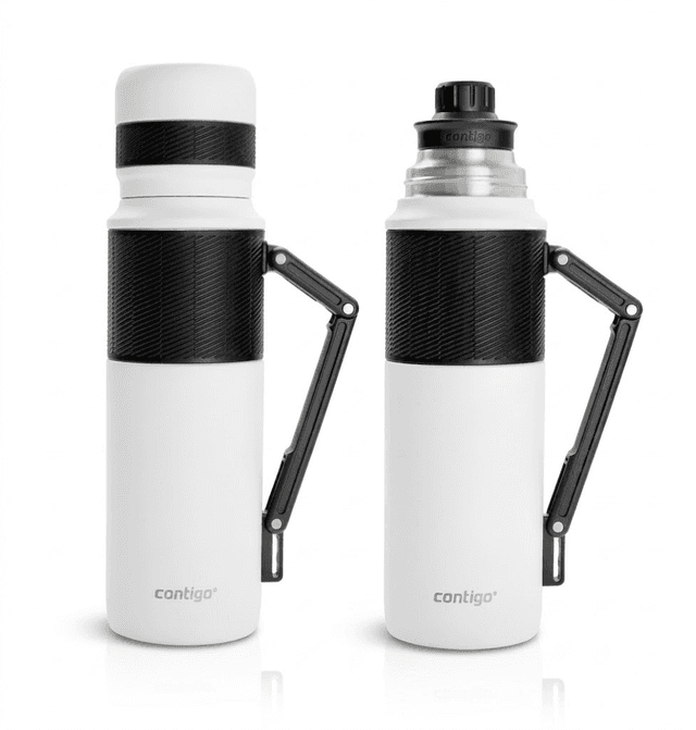 Garrafa Térmica Contigo Thermal Bot Blanco C/manija 1.18L