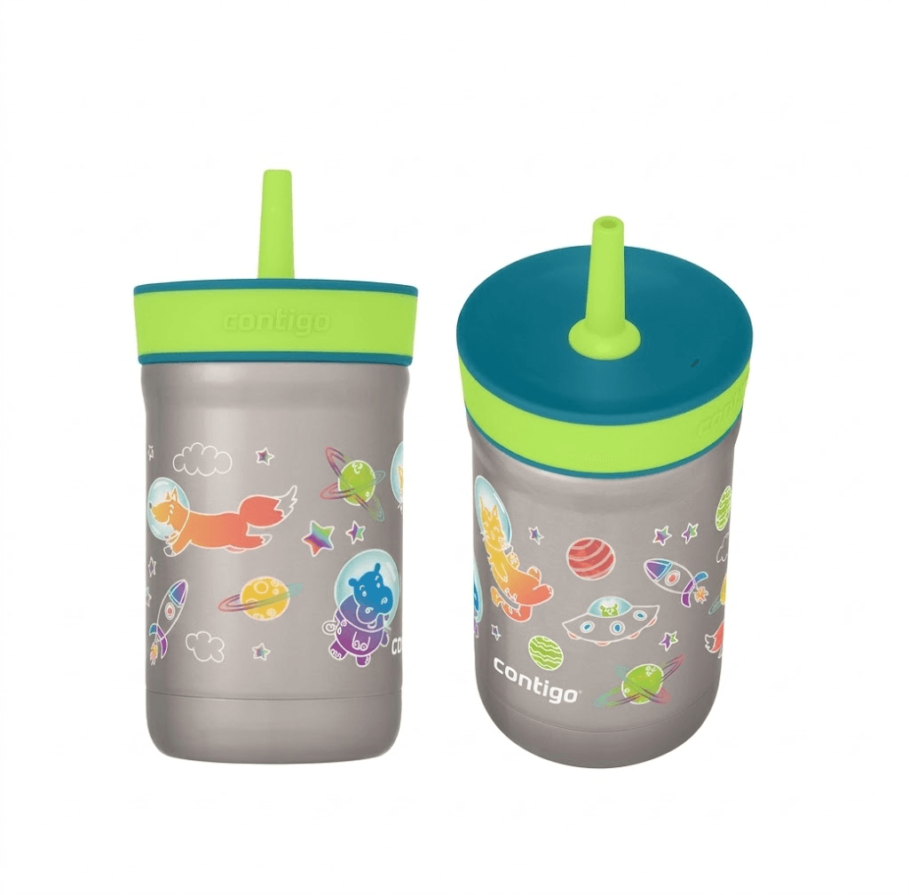 Garrafa Térmica Contigo Leighton Juniper Space com Canudo 350ml