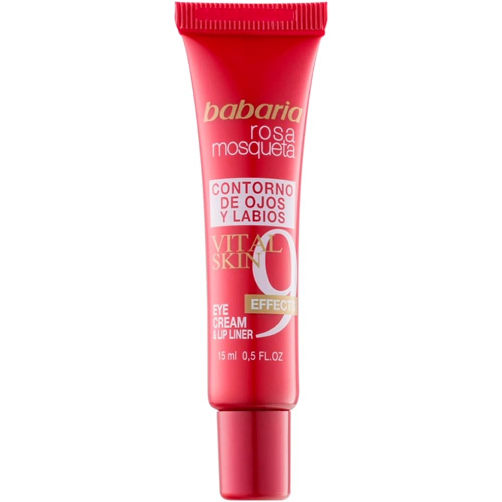 Contorno de Olhos e Lábios Babaria Vital Skin 9 Rosa Mosqueta 15ml