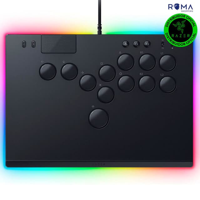 Controlador Arcade Óptico Razer Rz06-05020100-R3U1 Kitsune PS5/PC Preto