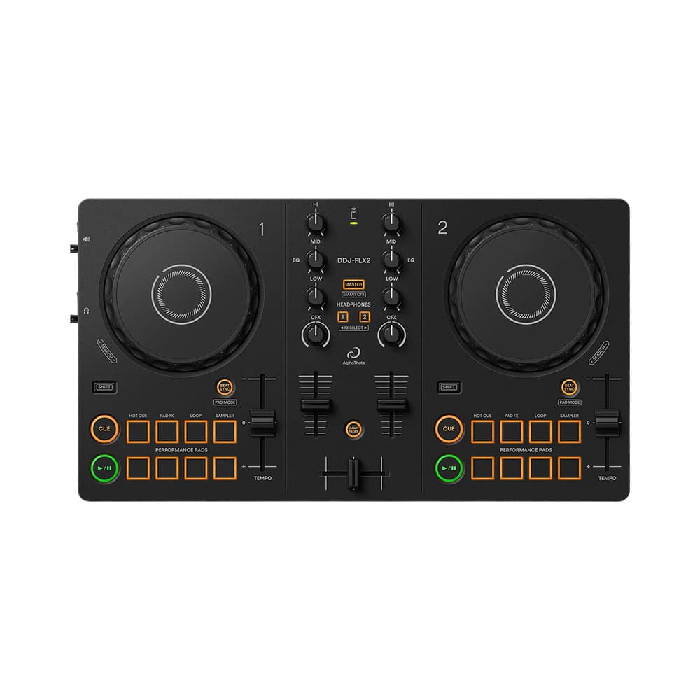 Controlador para DJ Alphatheta Ddj-Flx2 Preto