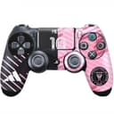 Controle Ps4 Dualshock Messi Inter Miami Preto/Rosa