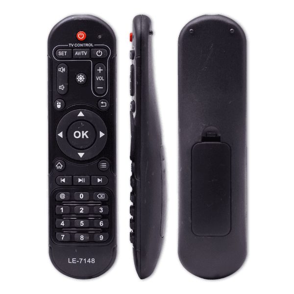 Controle Remoto para Receptor Azamerica Le-7148 Preto