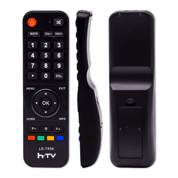 Controle Remoto para Receptor H-TV3 / H-TV5 / Le-7454 Geral 2 Pilhas Aaa (Não Incluídas) Preto