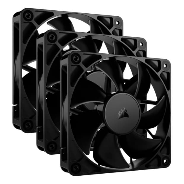 Cooler Fan Corsair Rs120 120MM Pwm 3X1 Black