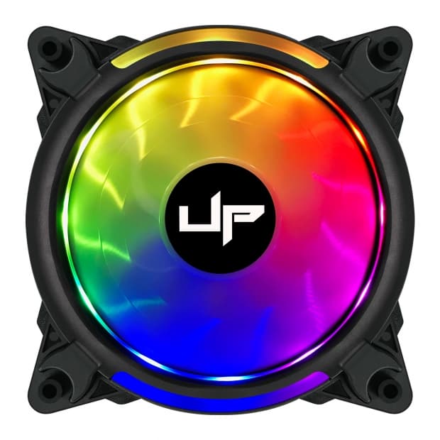 Ventoinha de Gabinete Up Gamer Elite Argb 5V, Argb 3 pinos/PWM 4 Pinos, 120MM