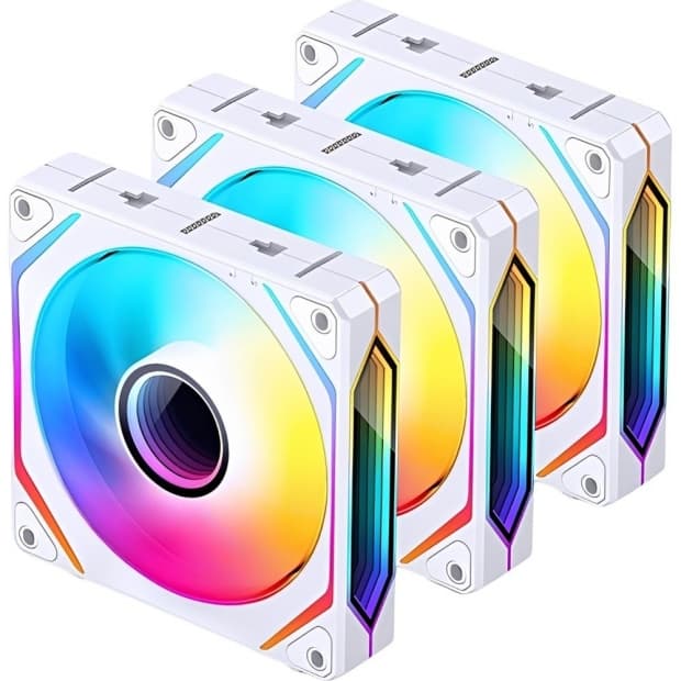 Cooler Fan Jonsbo Zl-120W Argb 120MM Branco 3Pack