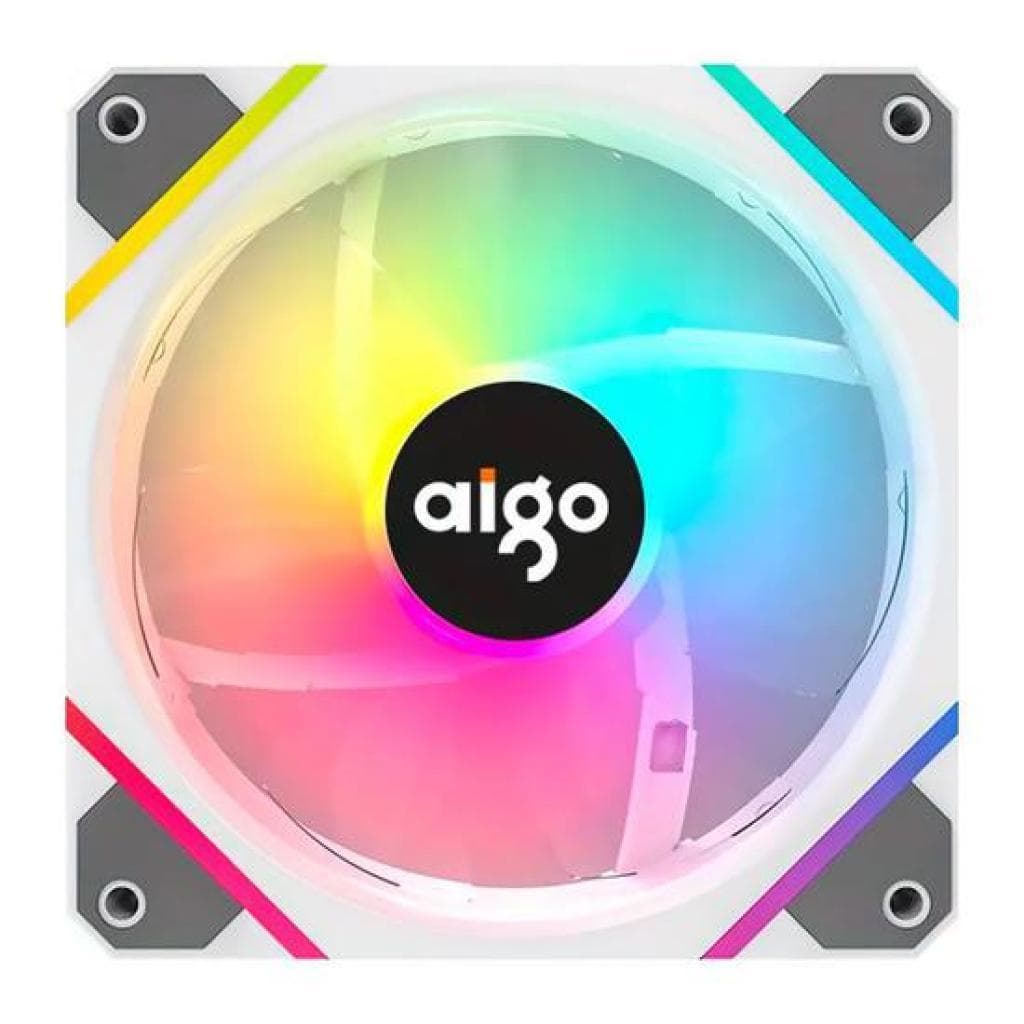 Cooler para Gabinete Aigo Am12 Pro Argb Branco