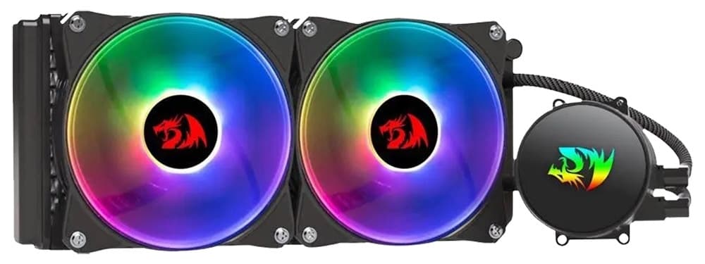 Cooler para Cpu Redragon Effect X RGB Soquete Intel/AMD Preto