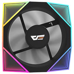 Cooler para Gabinete DarkFlash Dm18 Pwm 12X12 Argb - Preto