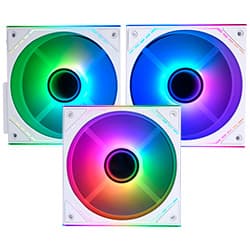 Cooler para Gabinete Thermalright TL-M12QRW-S X3 Reverse AirFlow ARGB - Branco (Kit com 3)