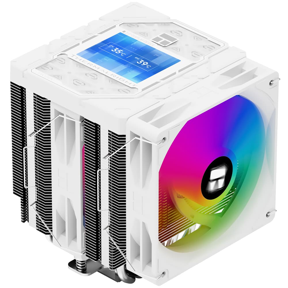 Cooler para Processador Thermalright Peerless Assassin 120 Vision ARGB White 120MM - Branco