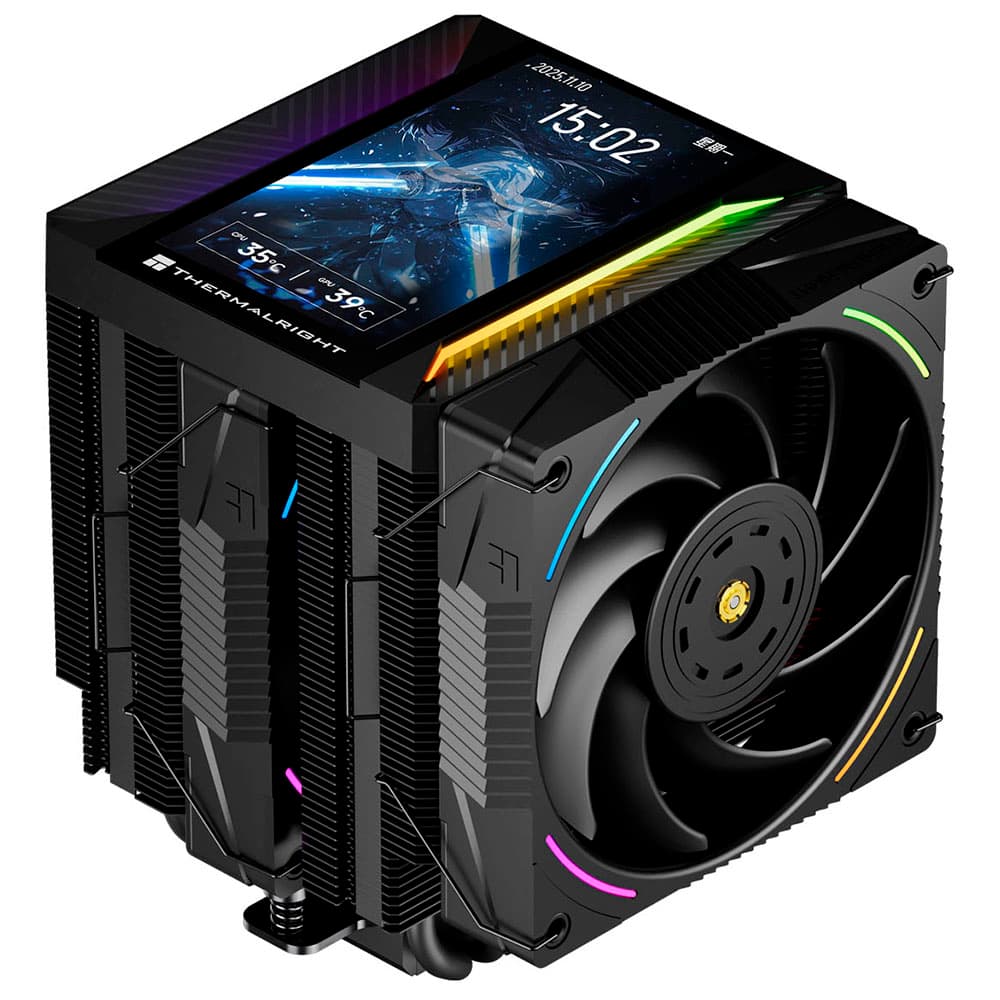 Cooler para Processador Thermalright Peerless Assassin 120 Vision Max 120mm ARGB - Preto