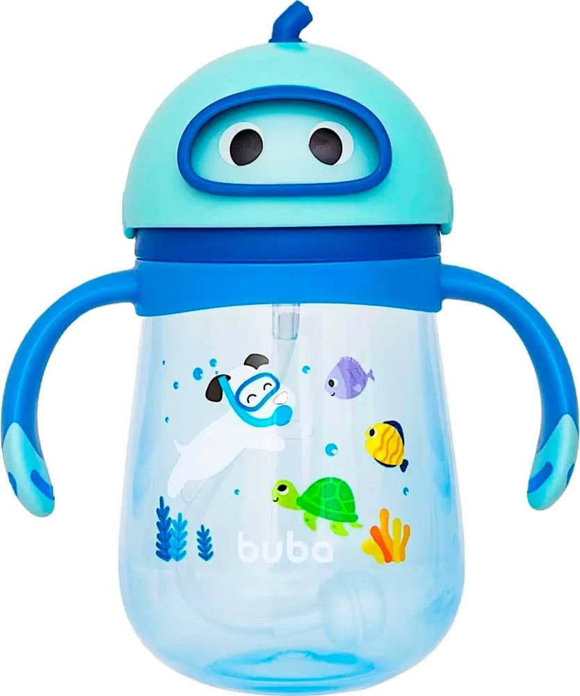 Copo com Alça Removível Buba Mergulho Azul