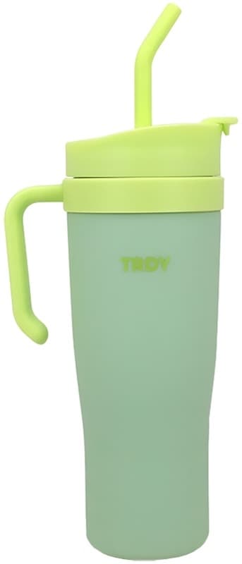 Copo com Canudo Trendy 1200mL Verde