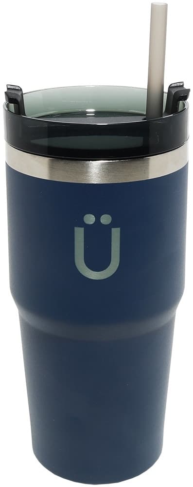 Copo Térmico com Canudo Kuhl Azul 600mL