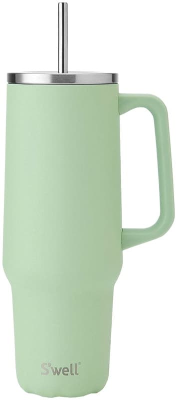 Copo Térmico com Canudo S'well Tumbler Xl 1180mL Pistache