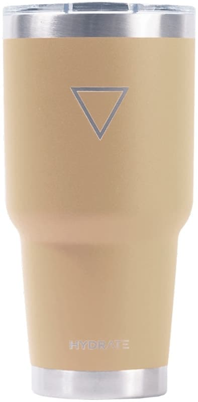 Copo Térmico Hydrate com Canudo Bege 900 887mL