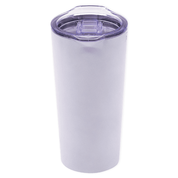 Copo Térmico Geral Aço Inoxidável com Tampa 590ml Branco