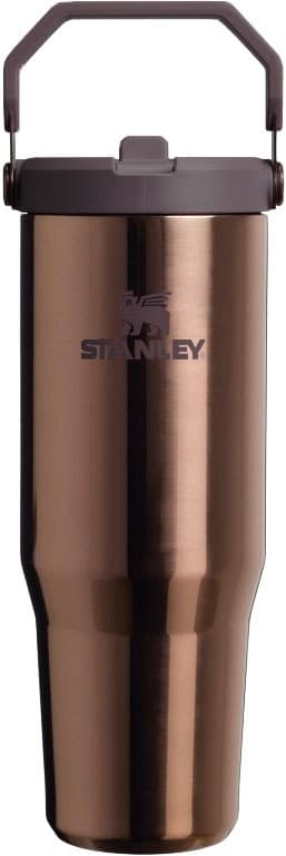 Copo Térmico Stanley Flip Straw Tumbler 887ml Polished Rose Gold