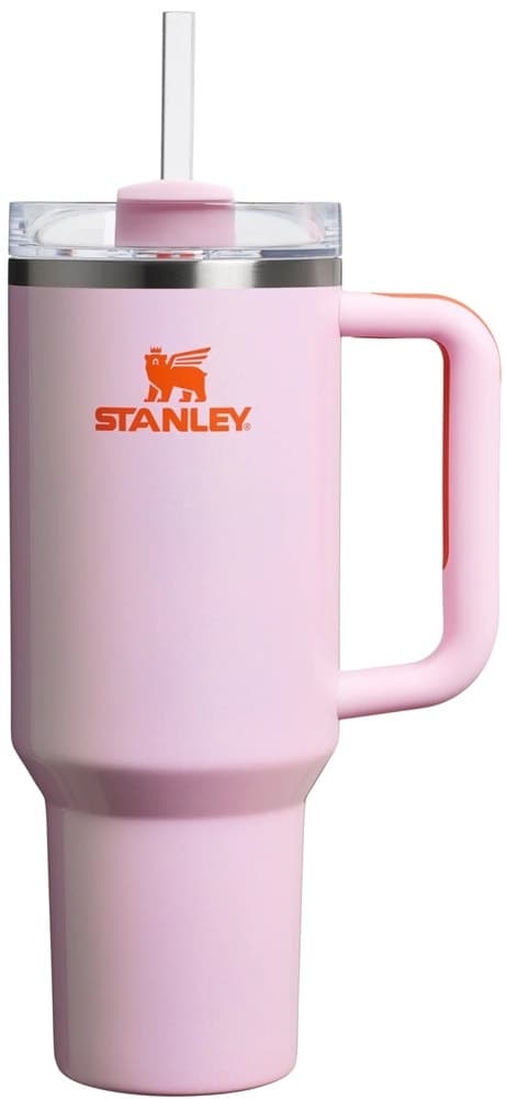 Copo Térmico Stanley Quencher H2.0 Tumbler 1.18L Rose Petal Shimmer