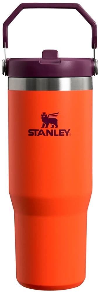 Copo Térmico Stanley The IceFlow Flip Straw Tumbler 887ml Tigerlily Plum