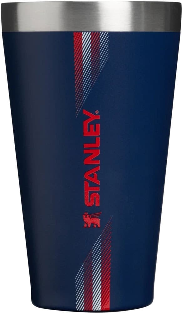 Copo Térmico Stanley The Stacking Pint 473ml Team Navy Red
