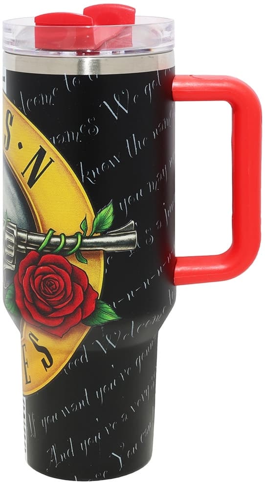 Copo Térmico Weedoo Guns N' Roses 1.2L Preto/Vermelho